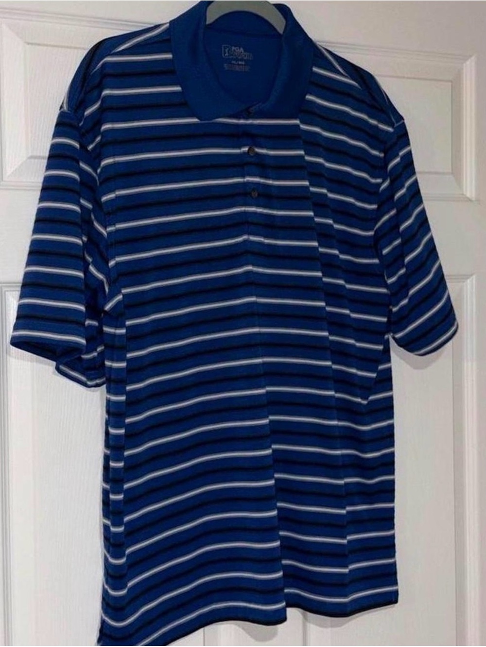 Men’s PGA TOUR horizontal striped polo shirt